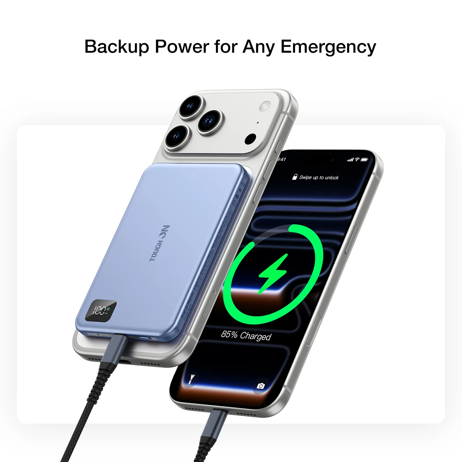 Tough On 5000mAh Ultra Slim Magnetic Power Bank - Image 33