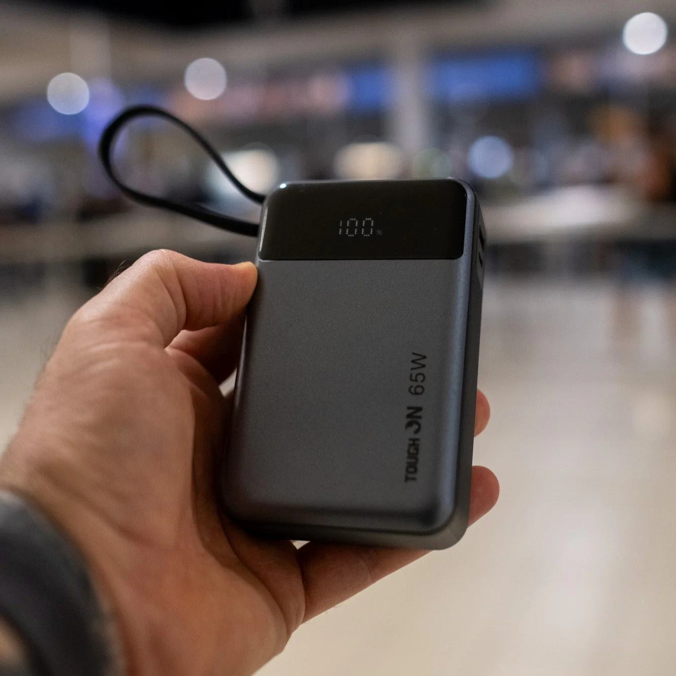 Tough On 65W 20000mAh Power Bank Built-in USB-C Cable - Image 12