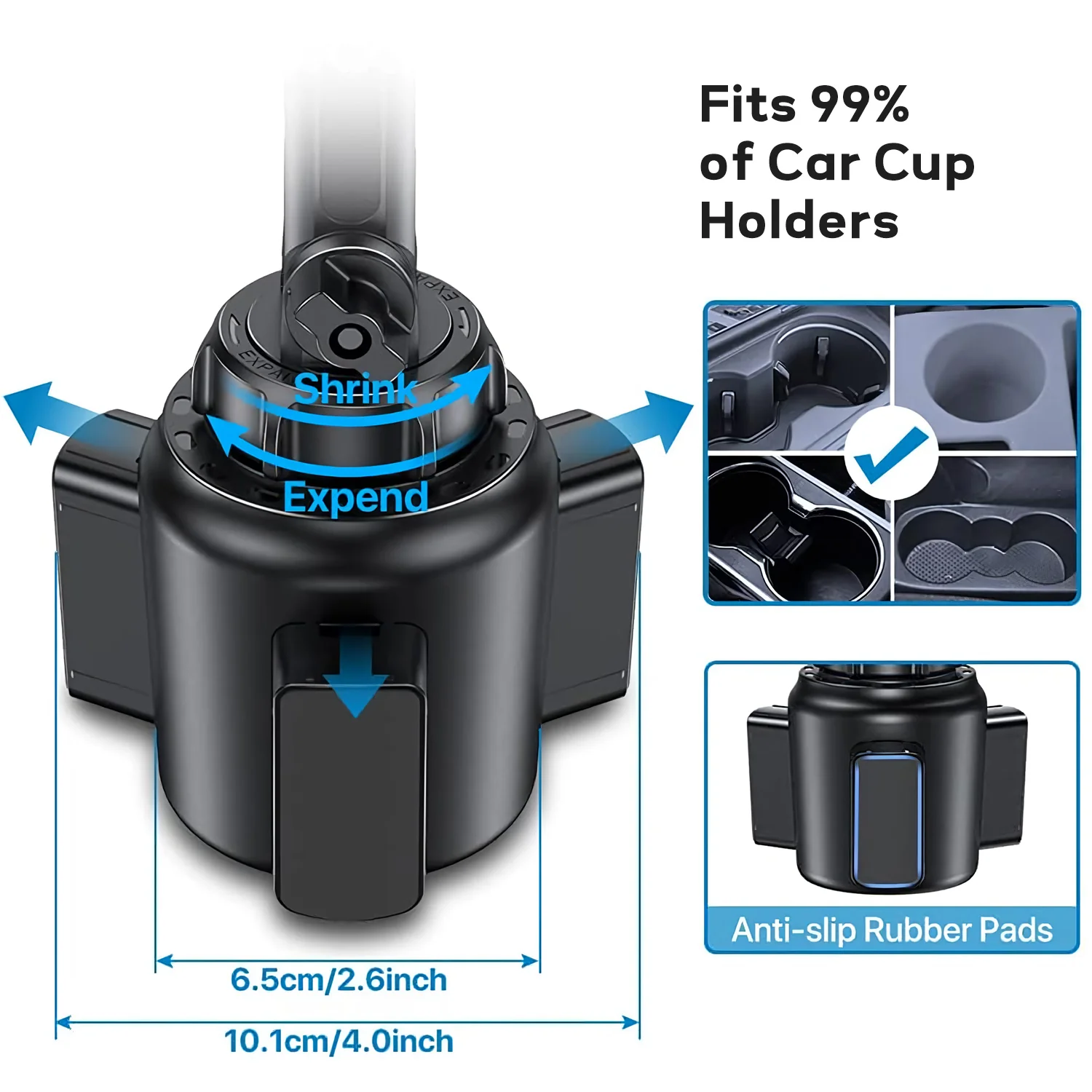 Tough On Adjustable Cup Phone Holder Car Mount - Image 3