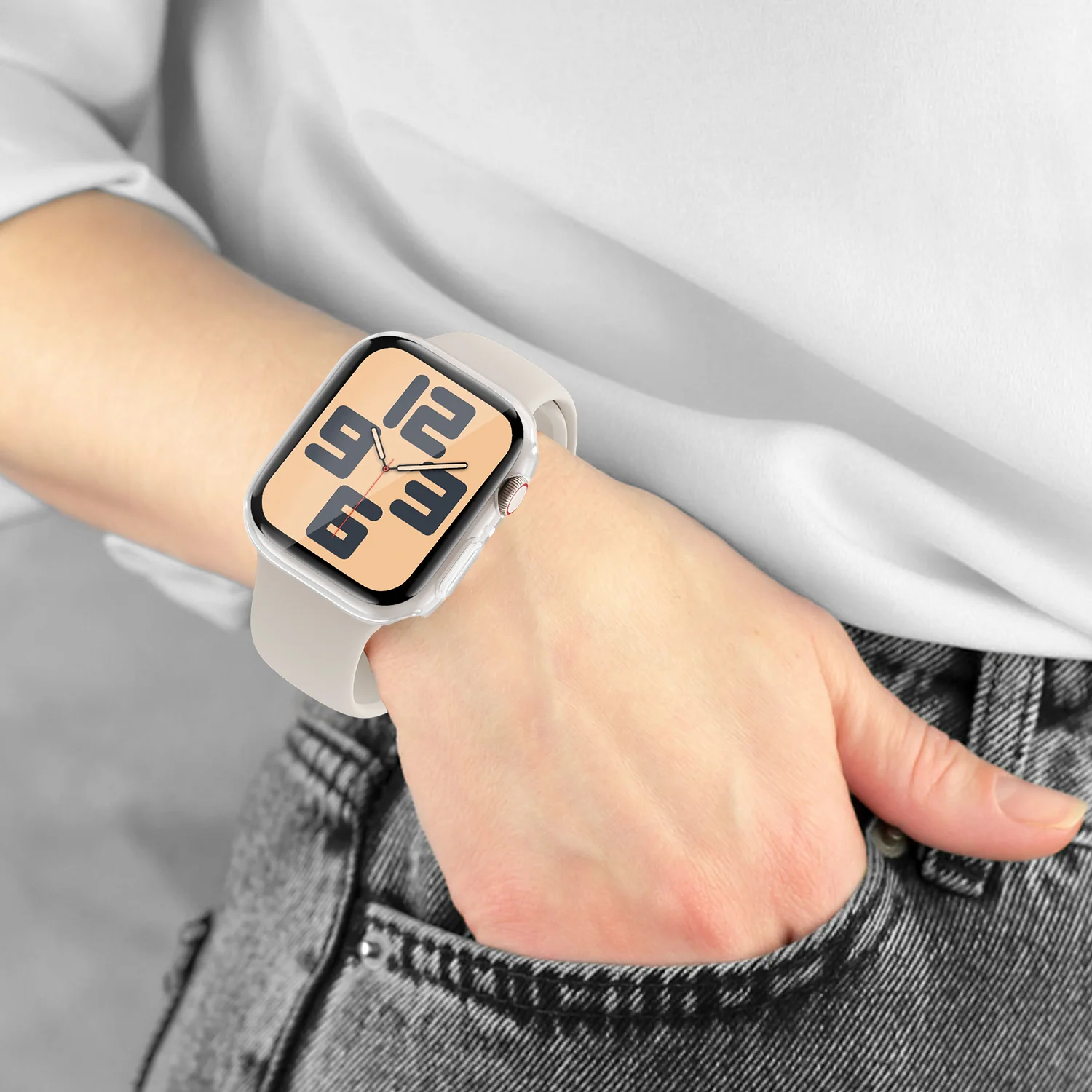 Tough On Apple Watch Case Series 6 / 5 / 4 / SE 40mm with Tempered Glass Screen Protector - Image 12