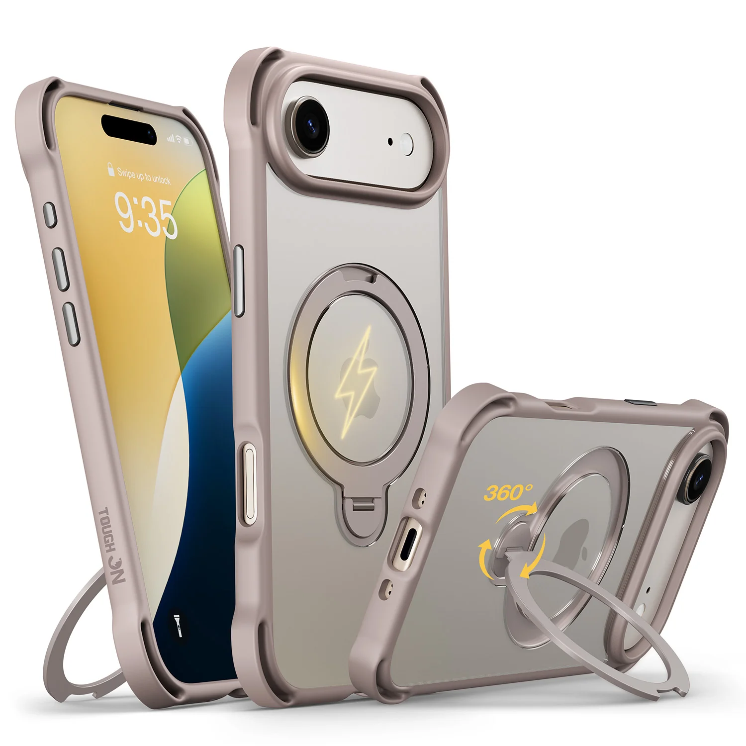 Tough On Armour Case with Ring Holder Stand MagSafe Compatible for iPhone 17 Series - Image 17