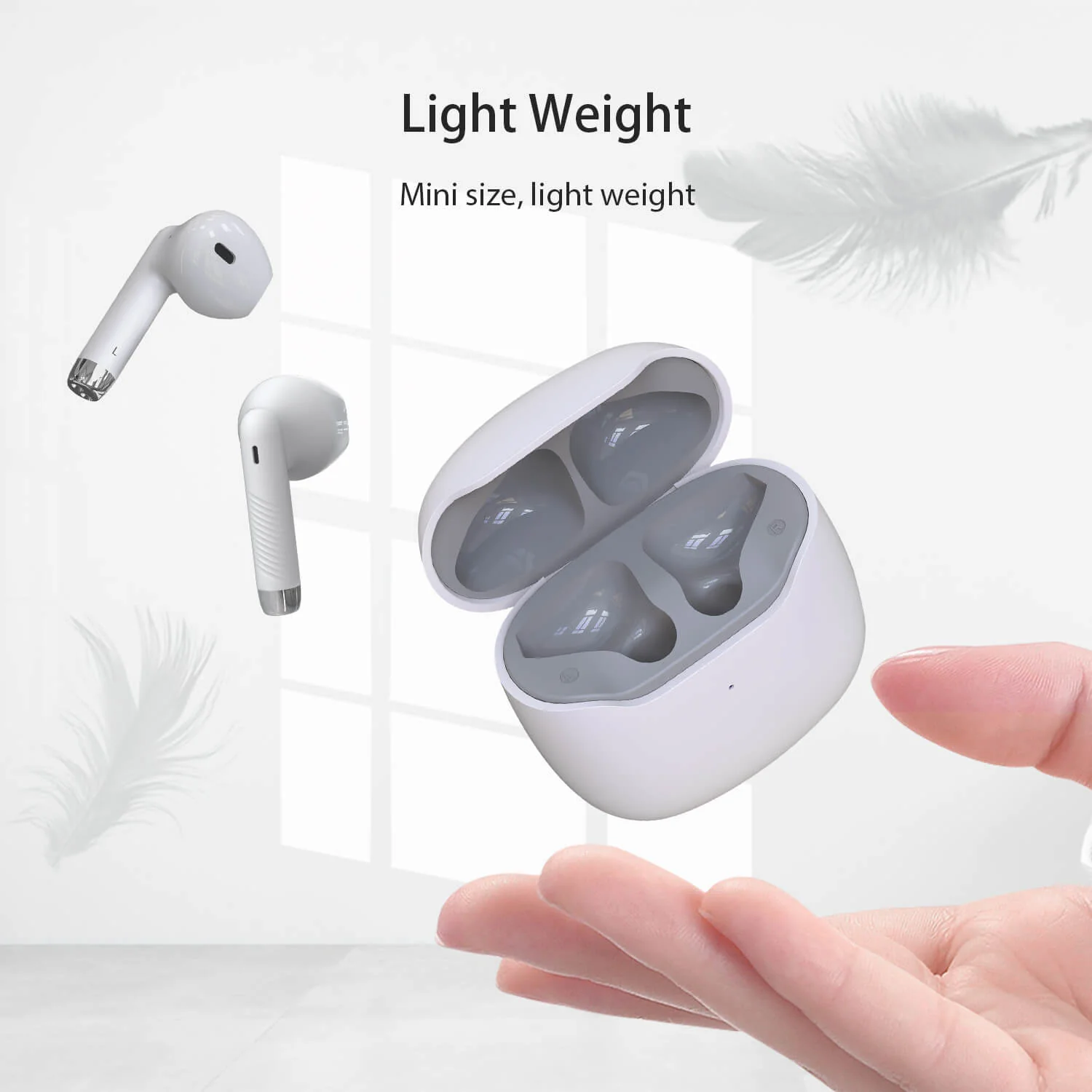 Tough on Bluetooth Earphones TO-080 White - Image 3