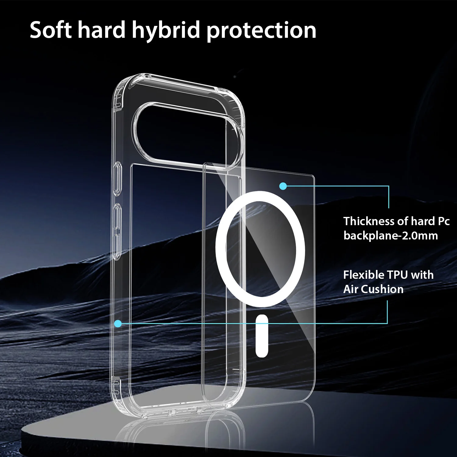 Tough On Google Pixel 10 Pro XL Case Clear Air with MagSafe - Image 4