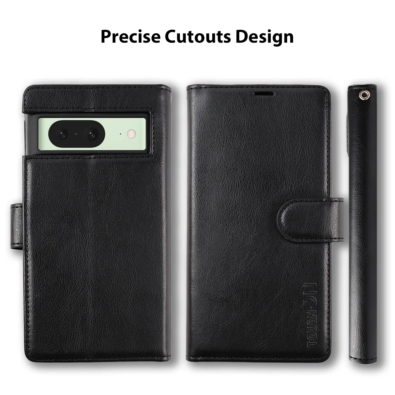 Tough On Google Pixel 8 Case Flip Leather Case - Image 2