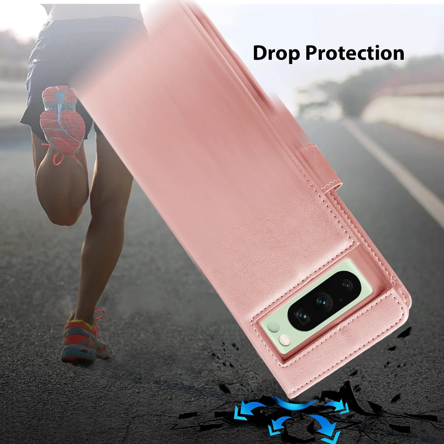 Tough On Google Pixel 8 Pro Case Flip Leather Case - Image 13