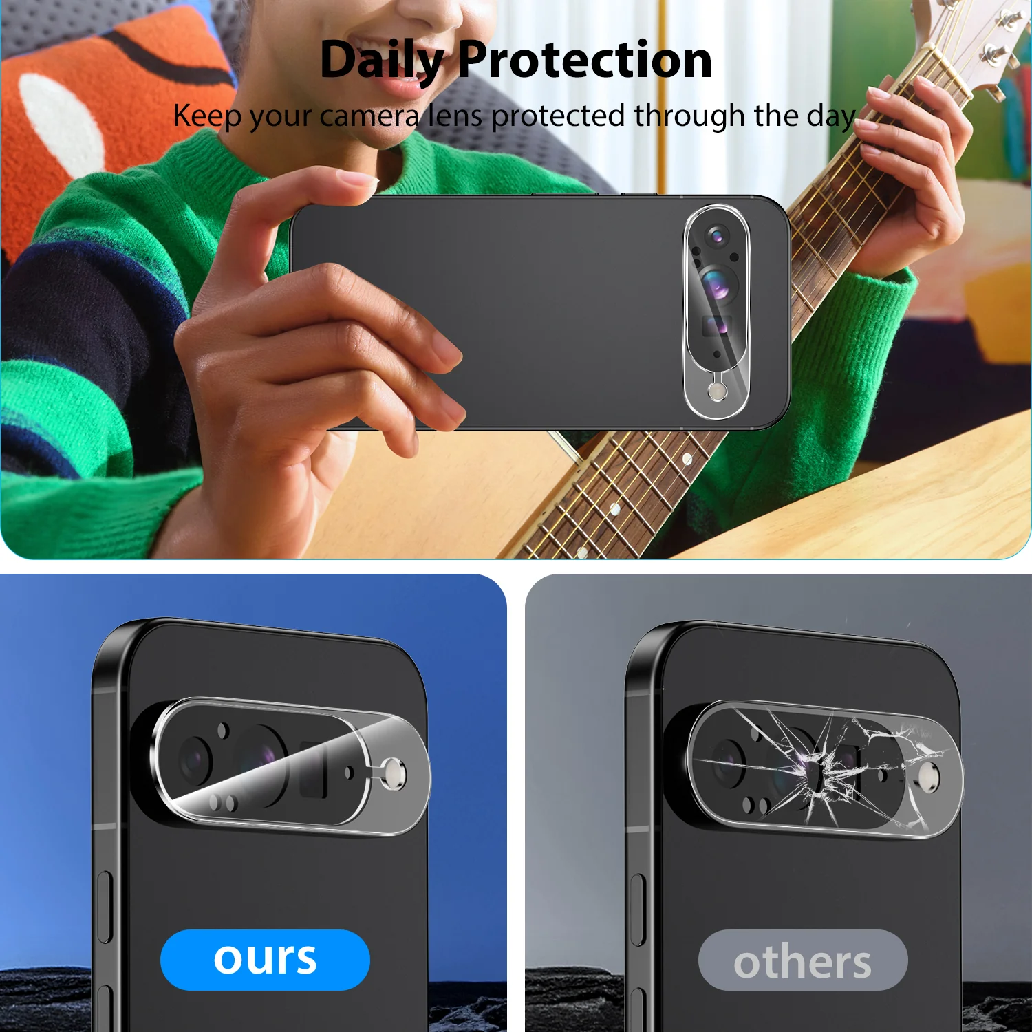 Tough On Google Pixel 9 Camera Protector Glass - Image 5