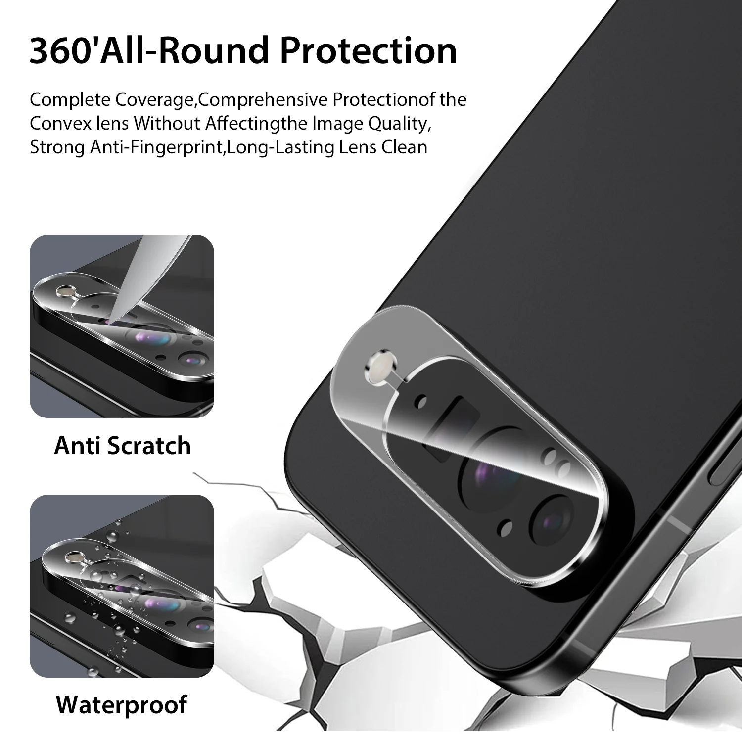 Tough On Google Pixel 9 Camera Protector Glass - Image 6