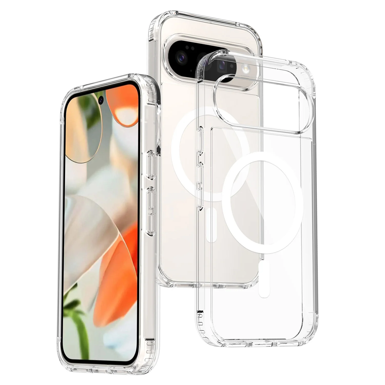 Tough On Google Pixel 9 Case Clear Air with MagSafe