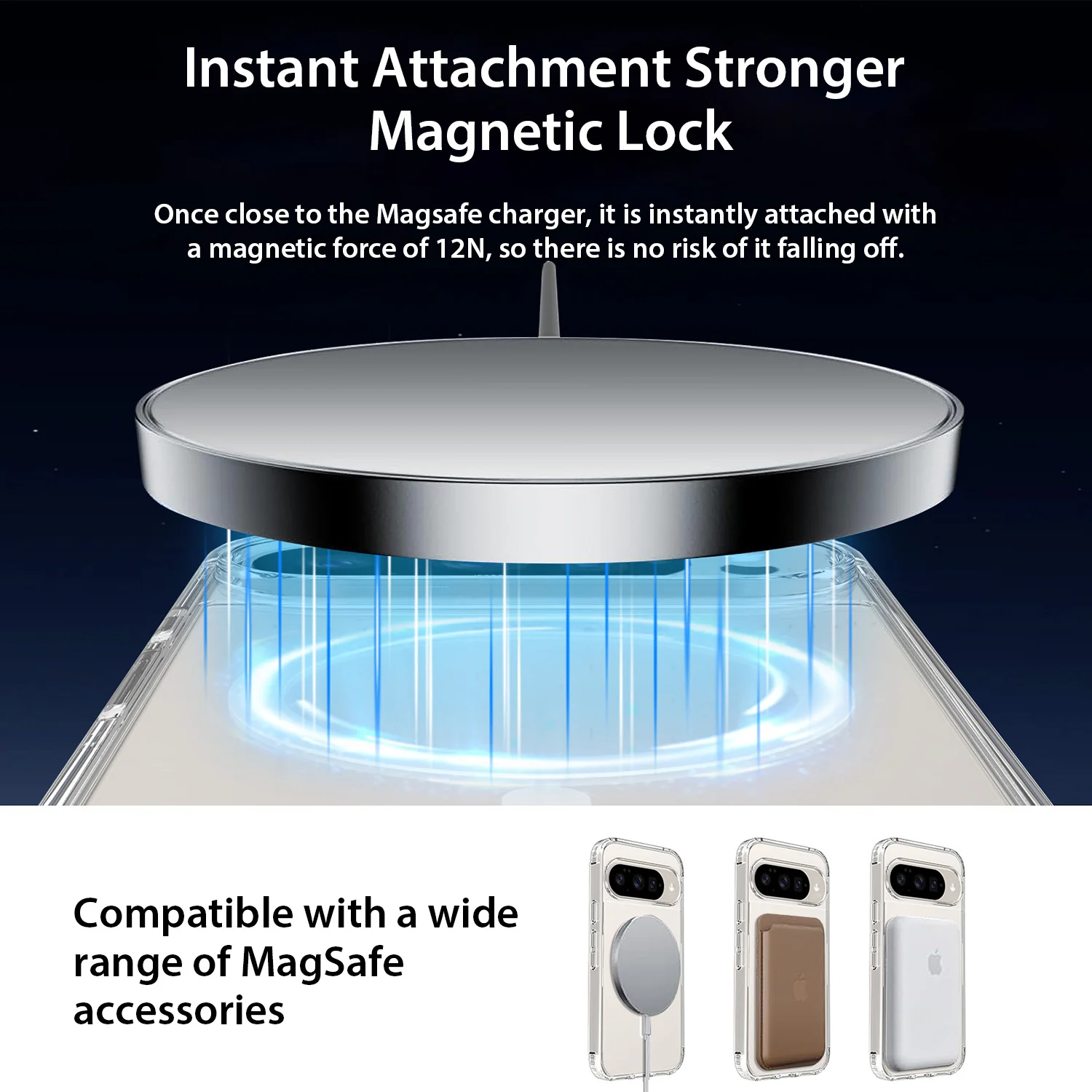 Tough On Google Pixel 9 Case Clear Air with MagSafe - Image 3