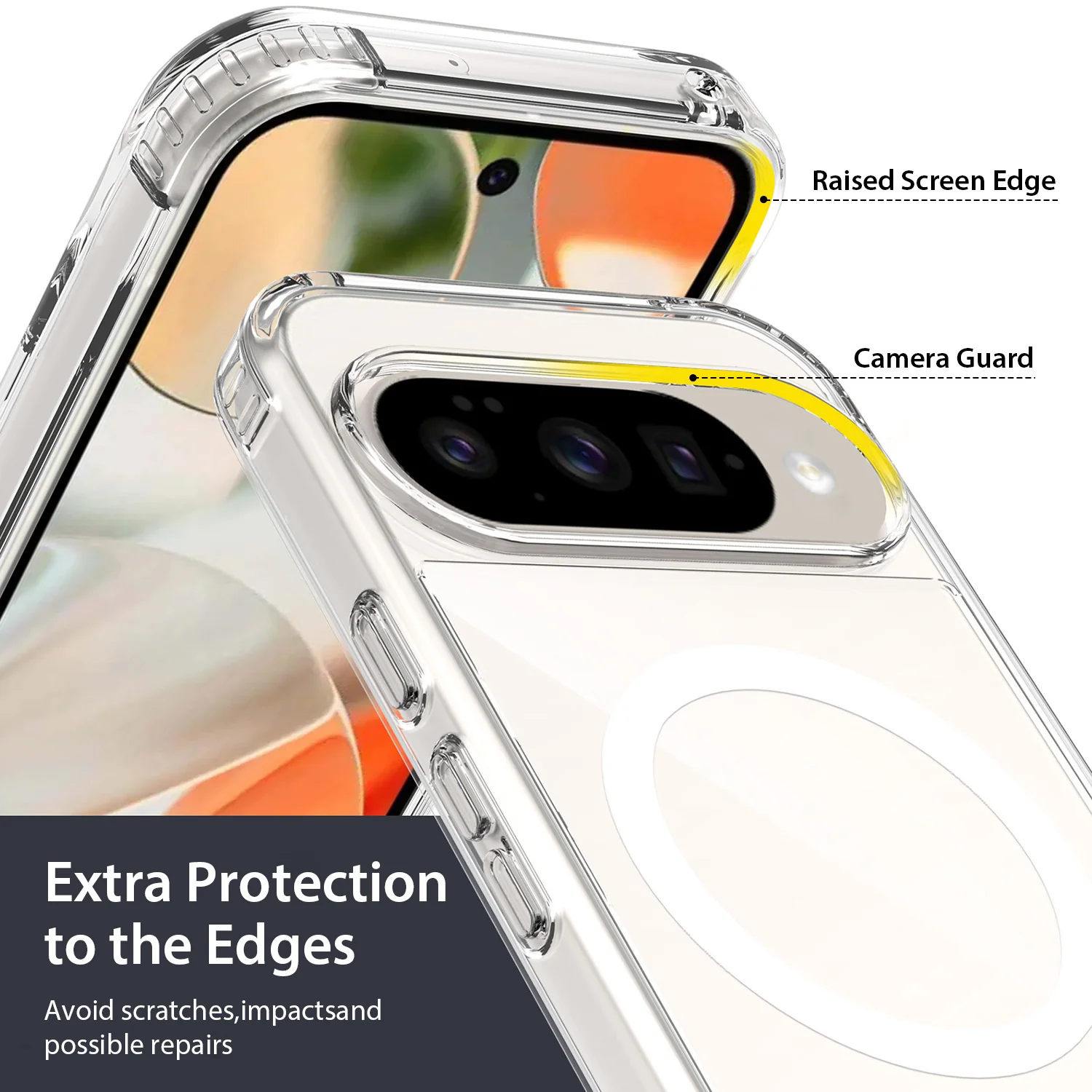Tough On Google Pixel 9 Case Clear Air with MagSafe - Image 6