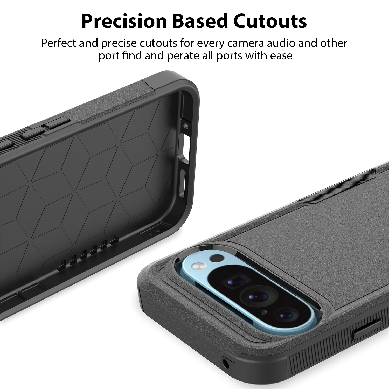 Tough On Google Pixel 9 Case Tough Armor Black - Image 6