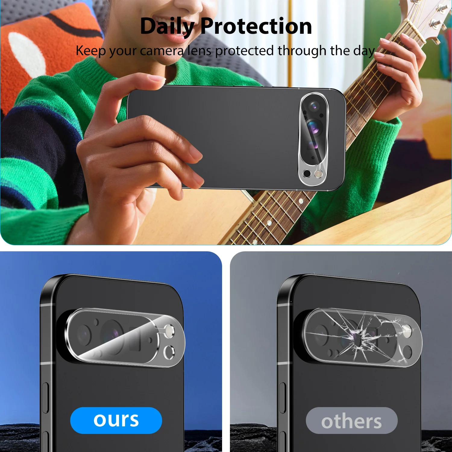 Tough On Google Pixel 9 Pro Camera Protector Glass - Image 5