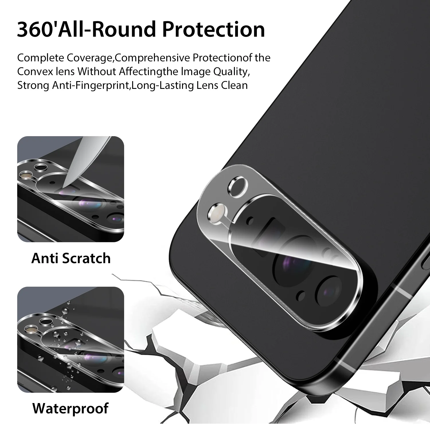 Tough On Google Pixel 9 Pro Camera Protector Glass - Image 6