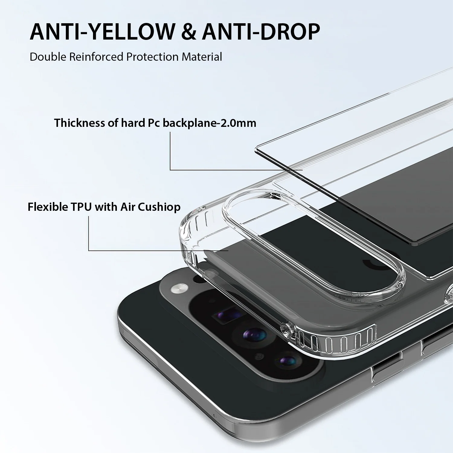 Tough On Google Pixel 9 Pro Case Clear Air - Image 5