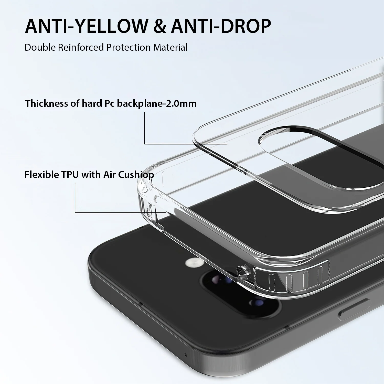 Tough On Google Pixel 9a Case Clear Air - Image 3