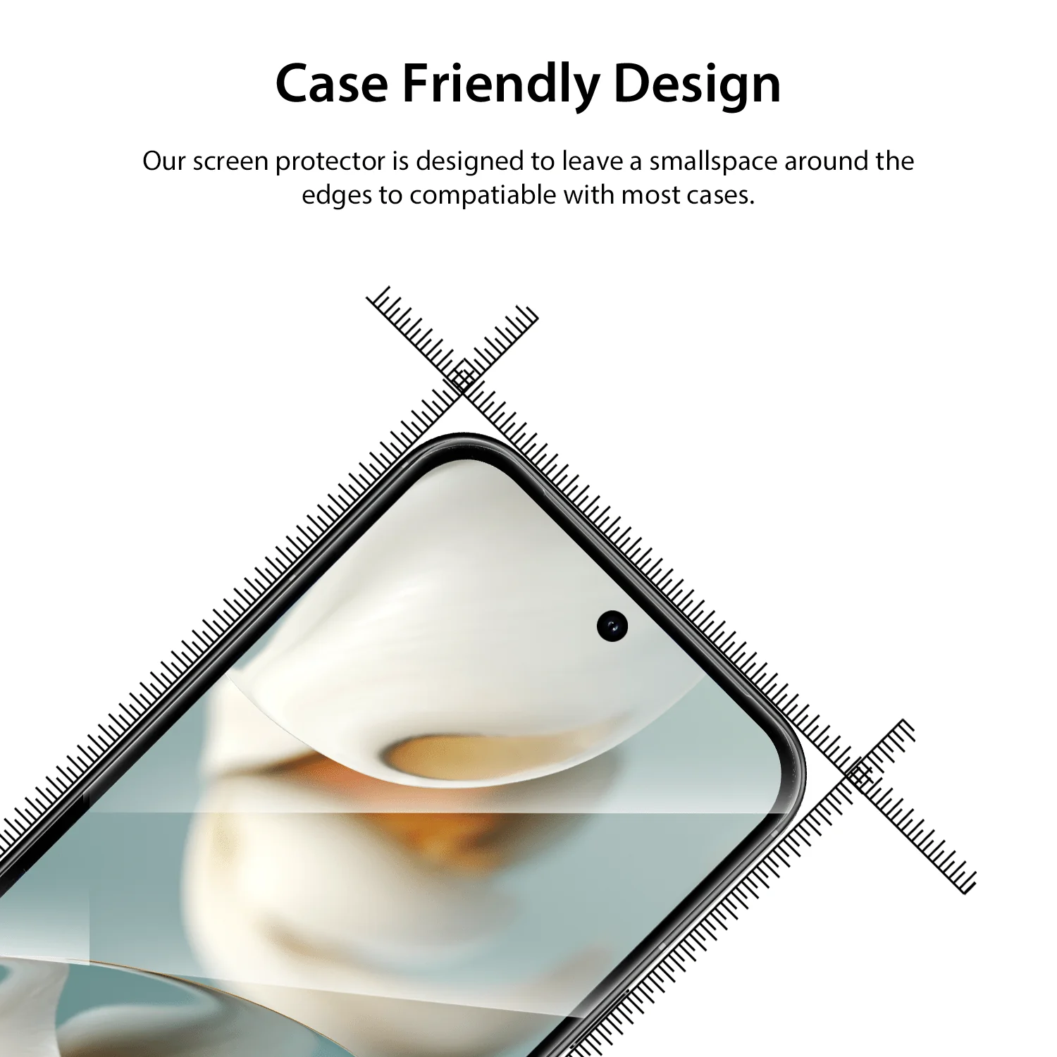 Tough On Google Pixel 9a Tempered Glass Screen Protector - Image 2