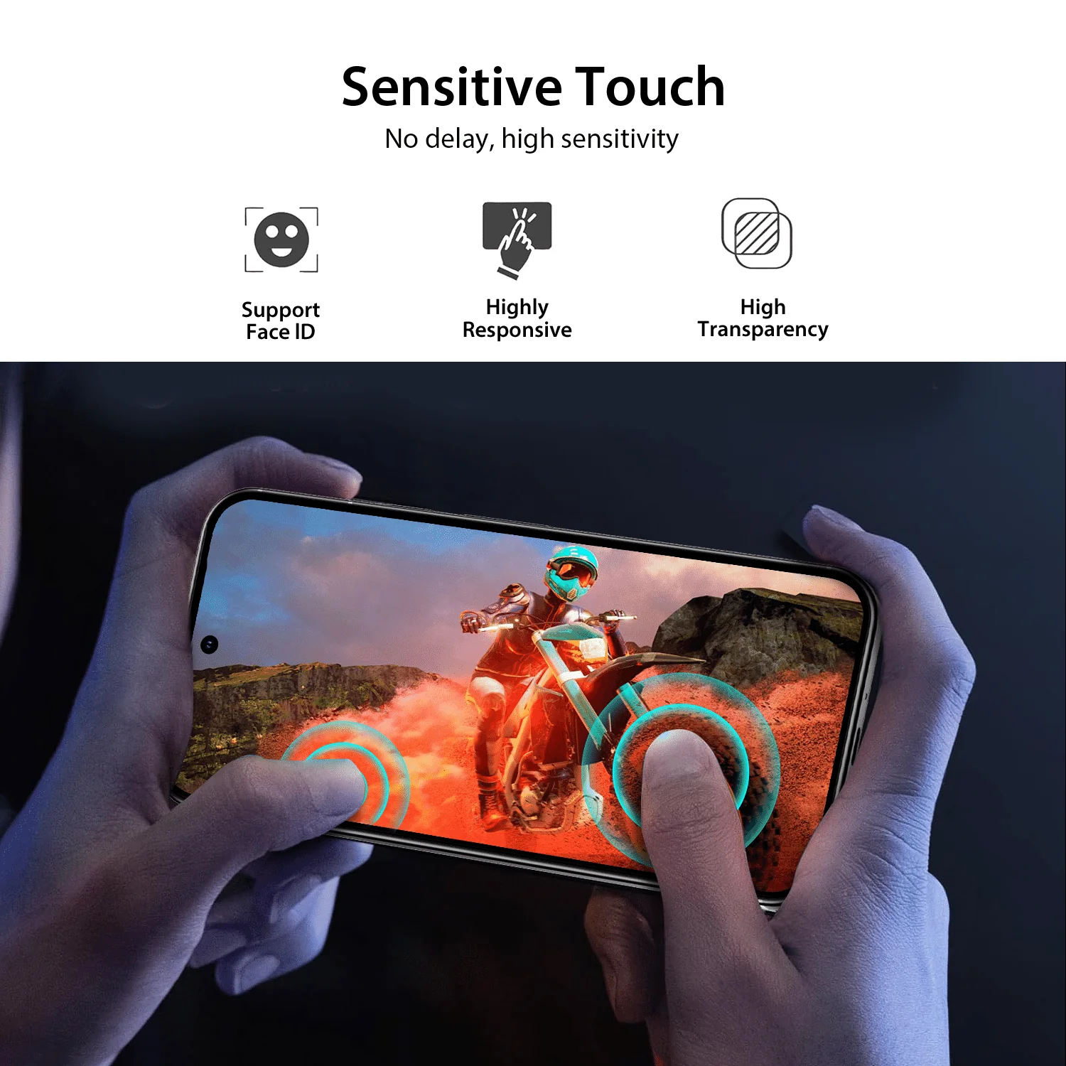 Tough On Google Pixel 9a Tempered Glass Screen Protector - Image 5