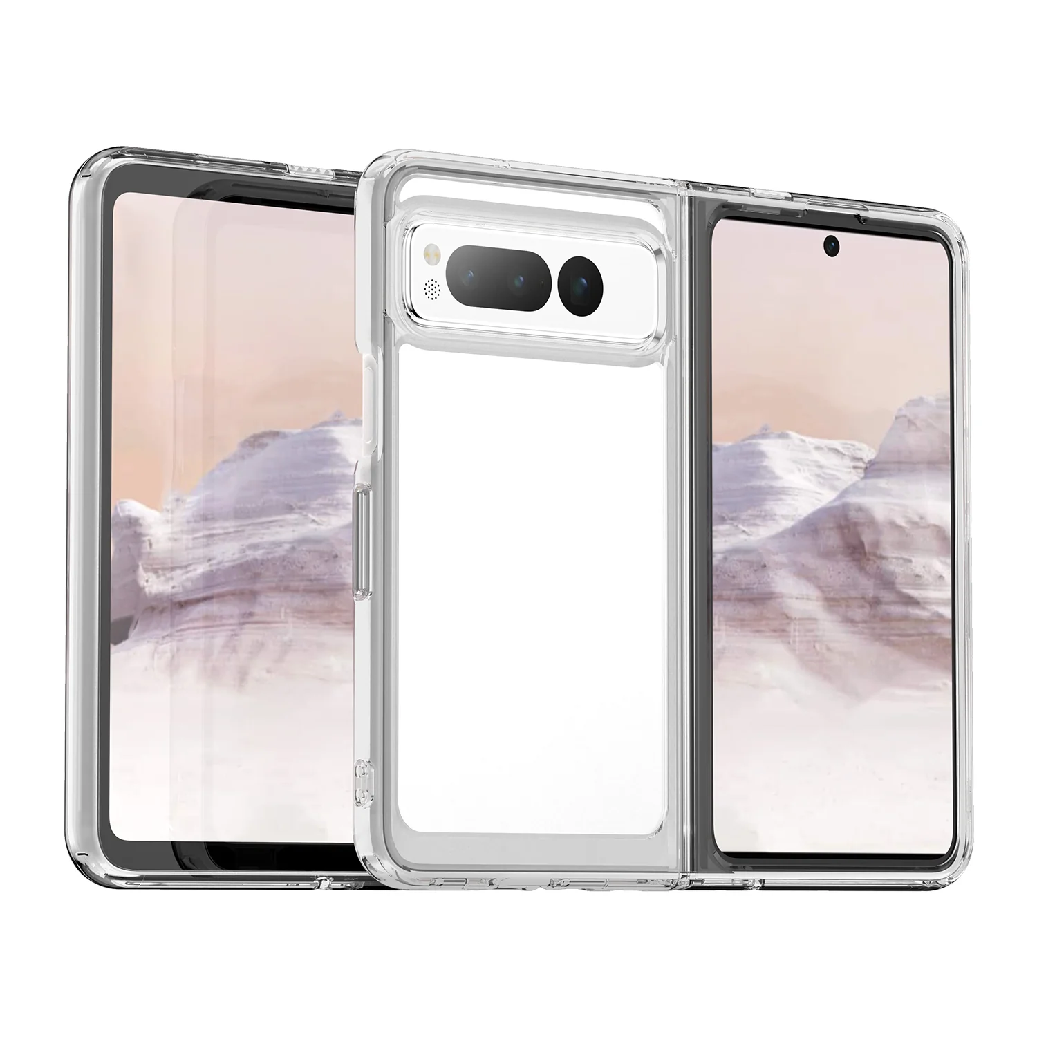 Tough On Google Pixel Fold Case Clear Air