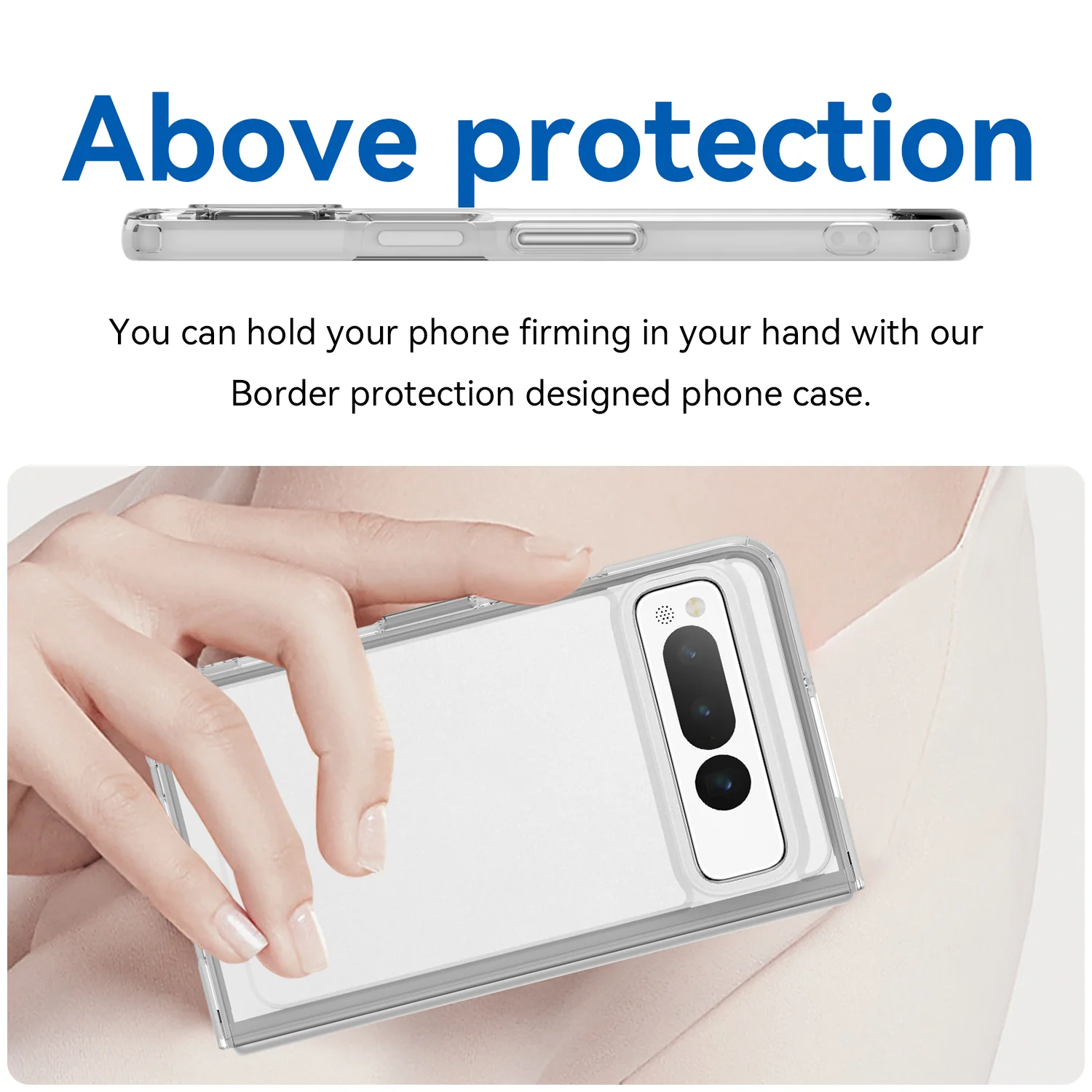 Tough On Google Pixel Fold Case Clear Air - Image 4
