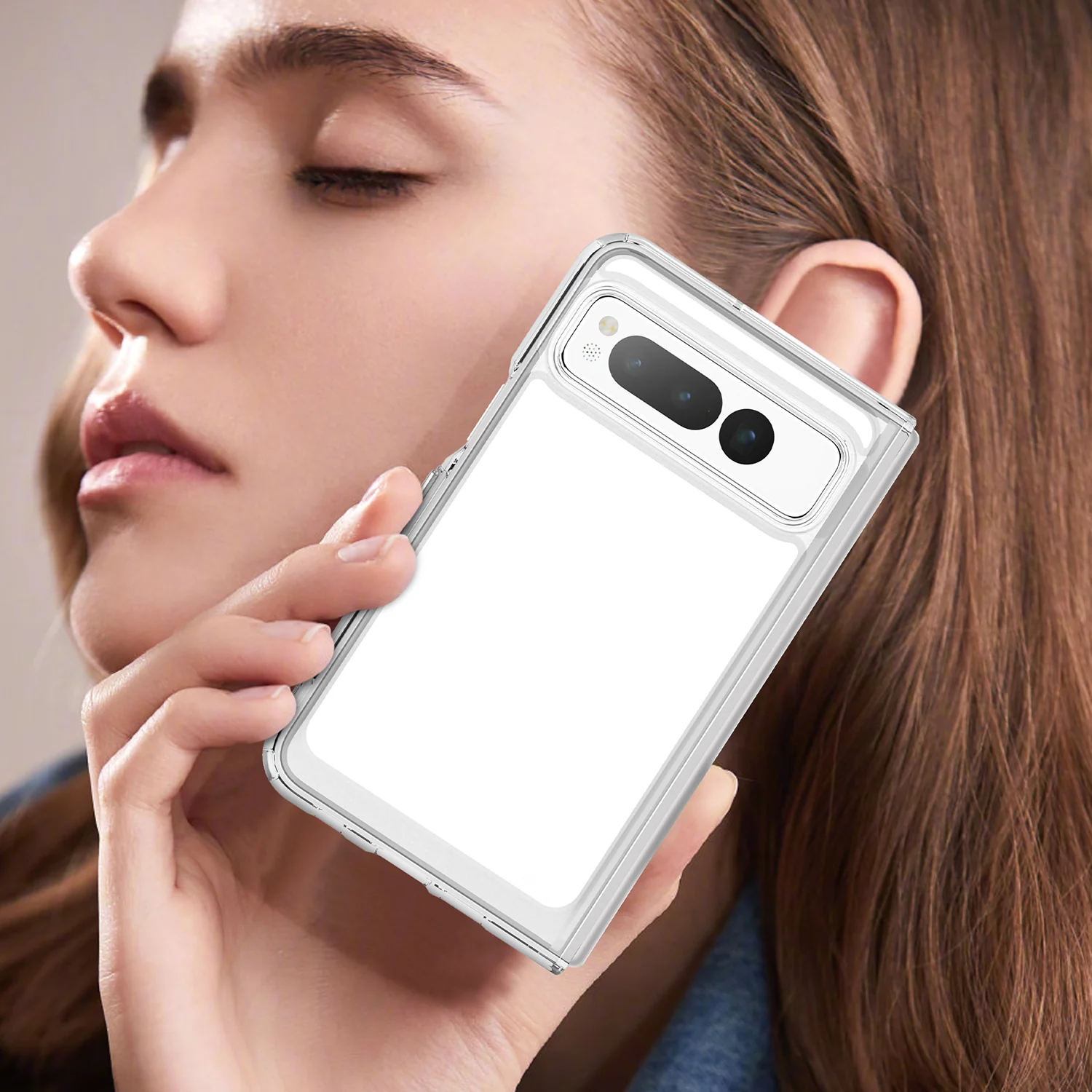 Tough On Google Pixel Fold Case Clear Air - Image 7