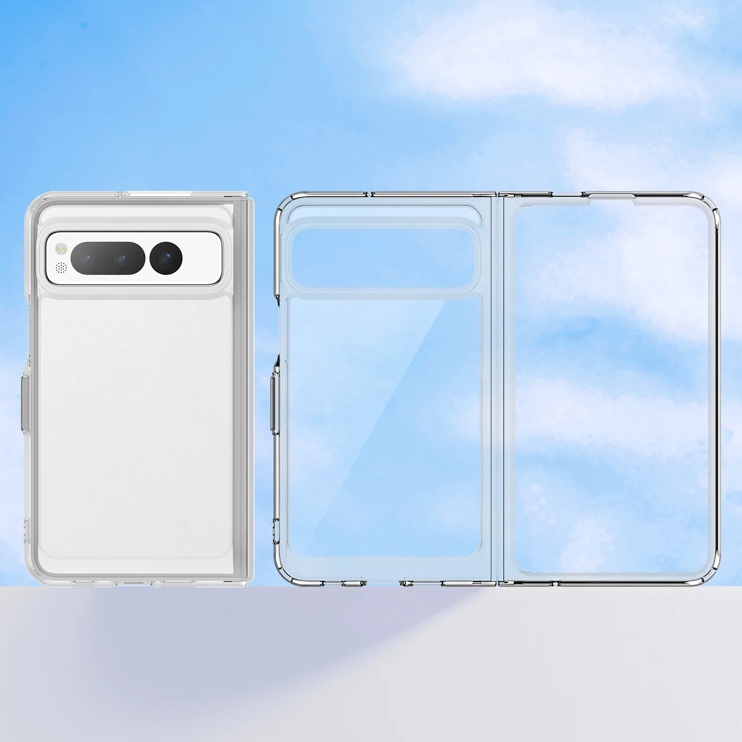 Tough On Google Pixel Fold Case Clear Air - Image 8