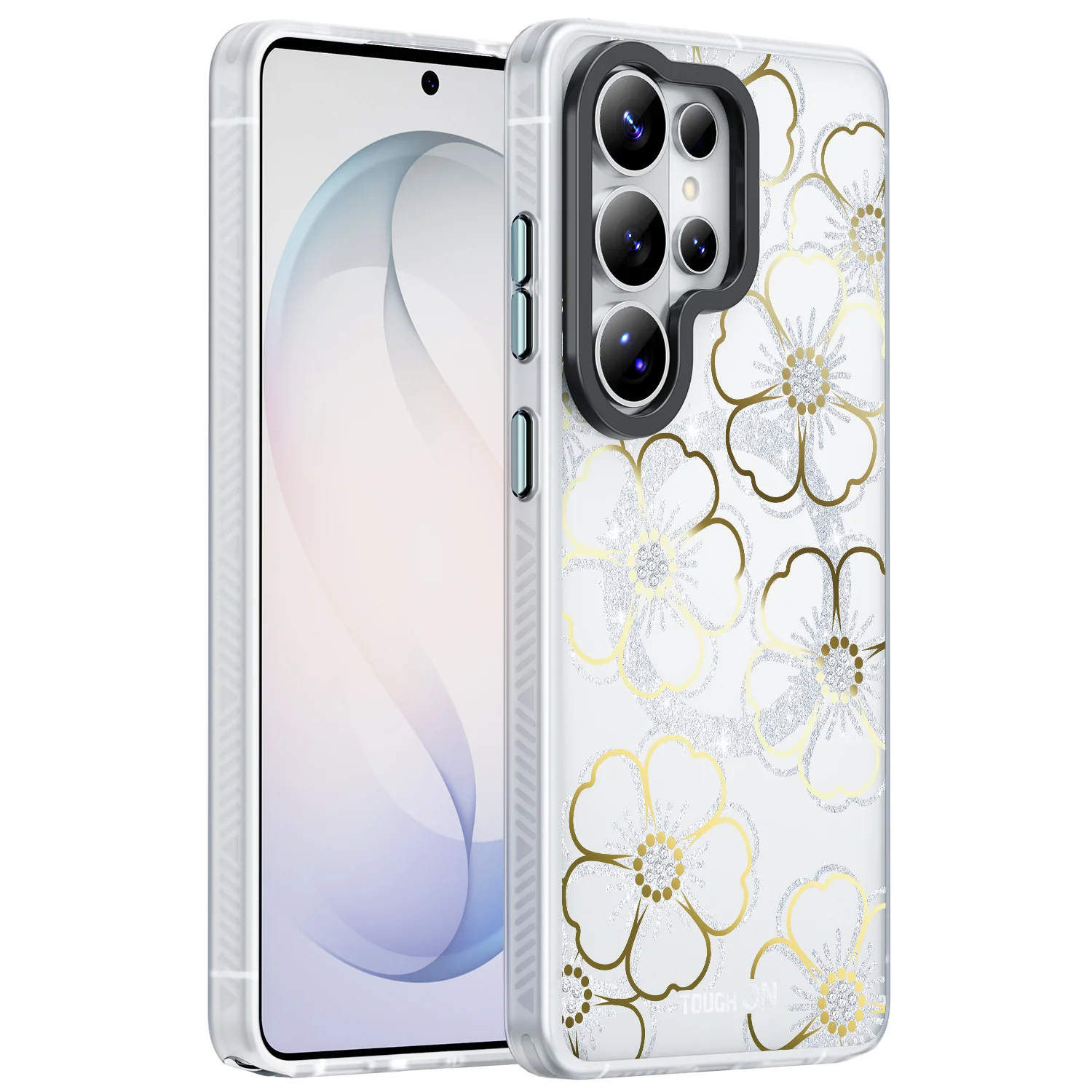 Tough On Samsung Galaxy IMD Golden Flora Case