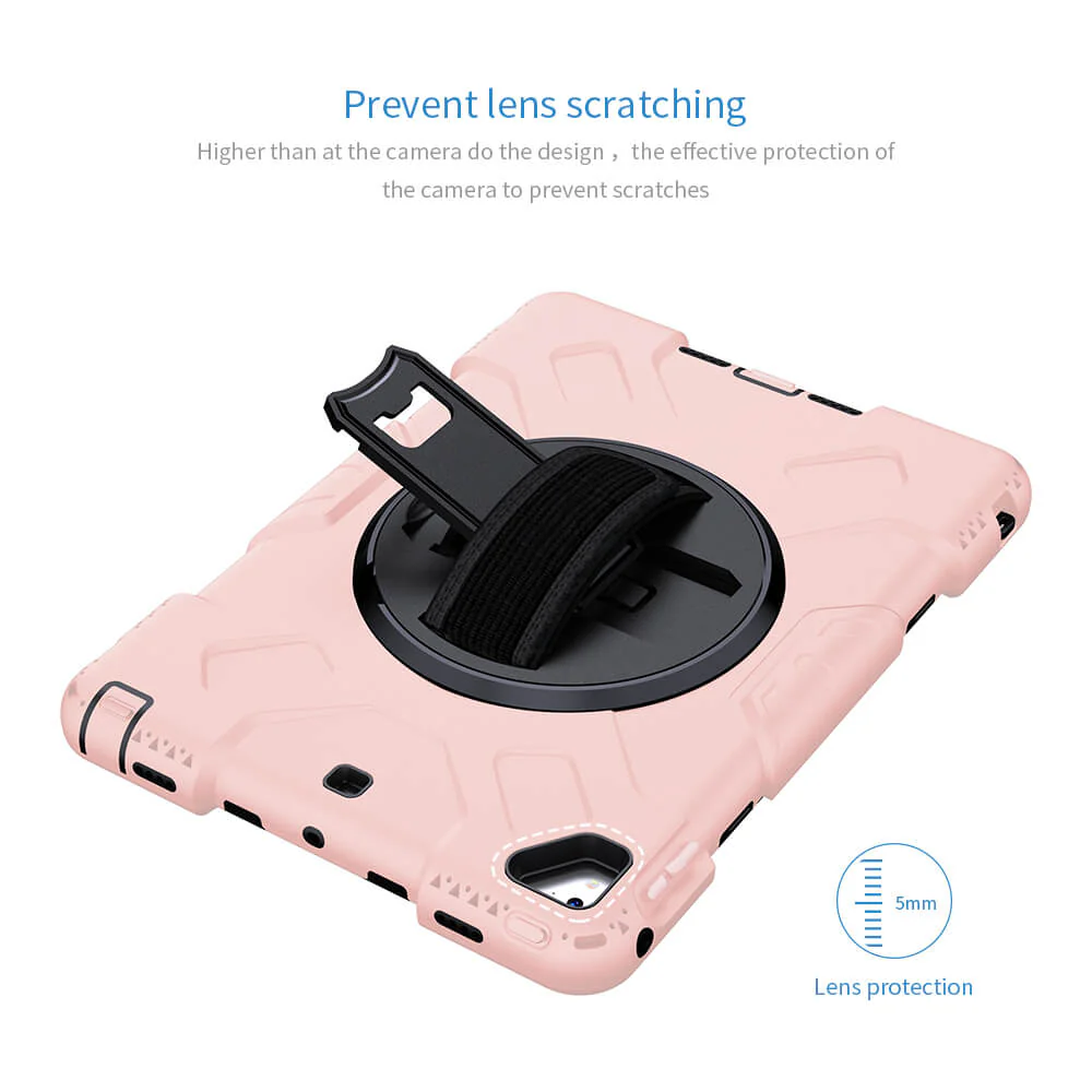Tough On iPad 5 / 6th Gen 9.7" Case Rugged Protection Pink - Image 17