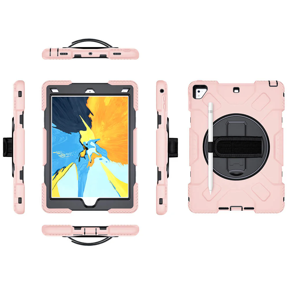 Tough On iPad 5 / 6th Gen 9.7" Case Rugged Protection Pink - Image 2