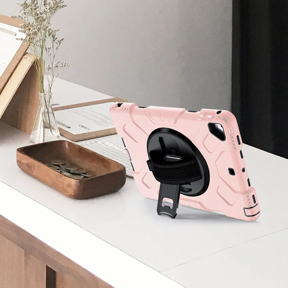 Tough On iPad 5 / 6th Gen 9.7" Case Rugged Protection Pink - Image 23