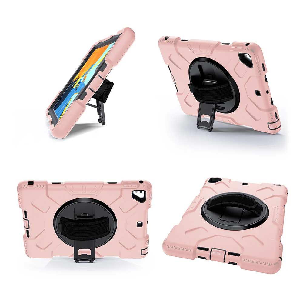 Tough On iPad 5 / 6th Gen 9.7" Case Rugged Protection Pink - Image 3