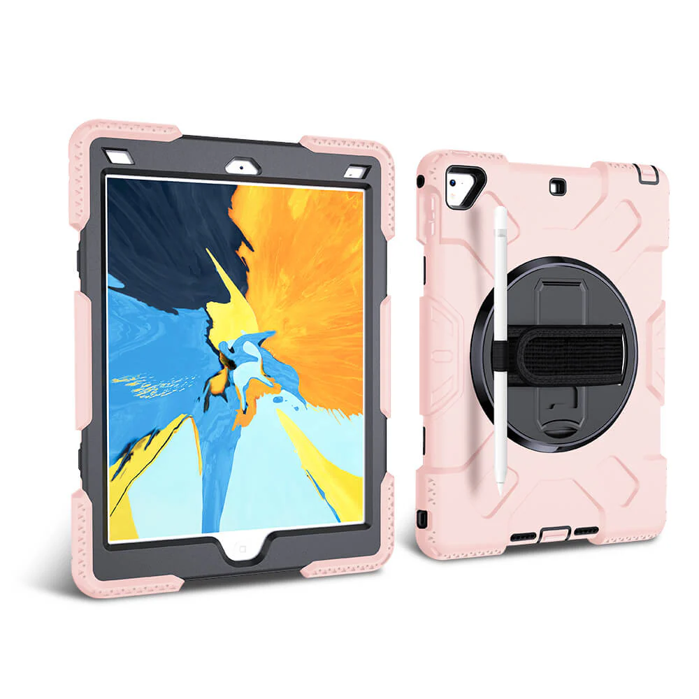 Tough On iPad 5 / 6th Gen 9.7" Case Rugged Protection Pink - Image 7