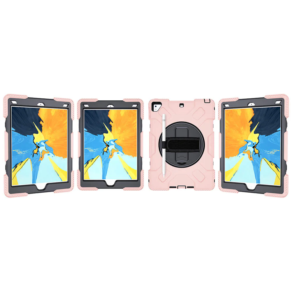 Tough On iPad 5 / 6th Gen 9.7" Case Rugged Protection Pink - Image 8