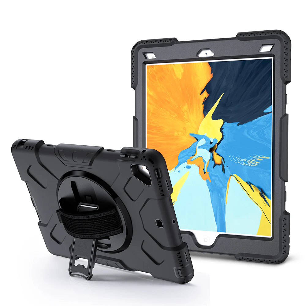 Tough On iPad 5 / 6th Gen 9.7" Case Rugged Protection Black - Image 4
