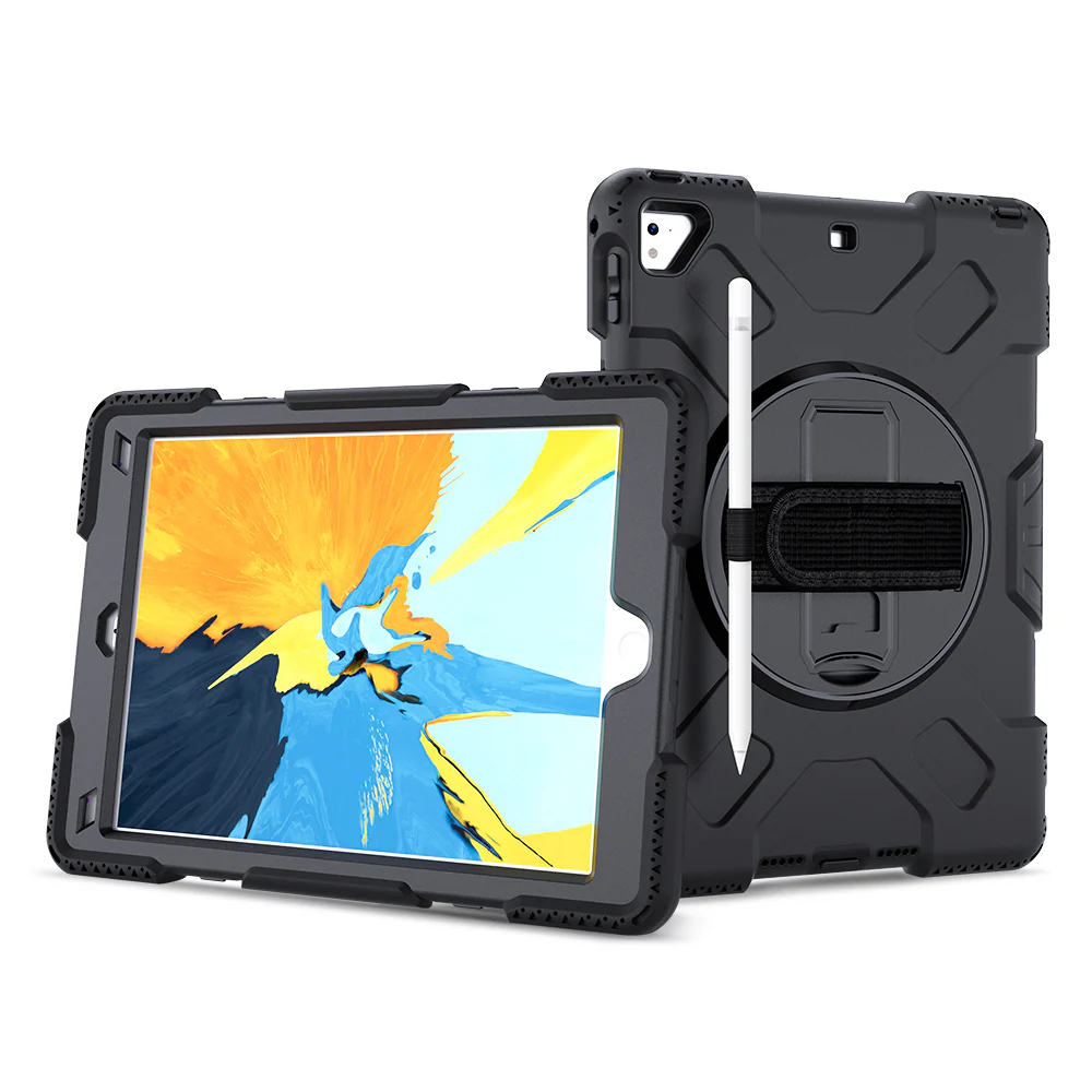 Tough On iPad 5 / 6th Gen 9.7" Case Rugged Protection Black - Image 5