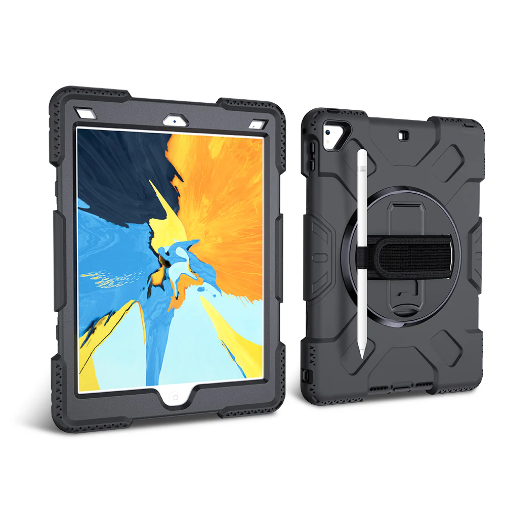 Tough On iPad 5 / 6th Gen 9.7" Case Rugged Protection Black - Image 6