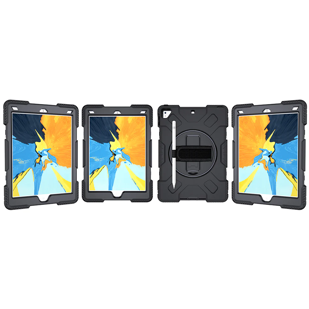 Tough On iPad 5 / 6th Gen 9.7" Case Rugged Protection Black - Image 7