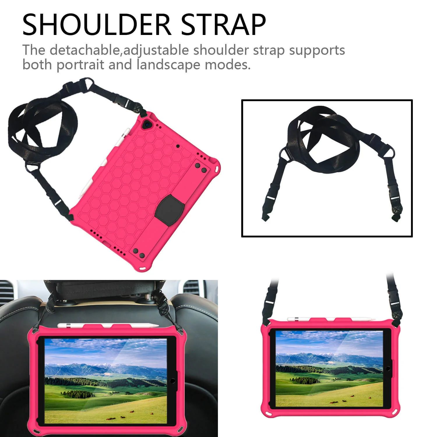Tough On iPad 7 / 8 / 9th Gen 10.2” Case Beehive Style EVA - Image 17