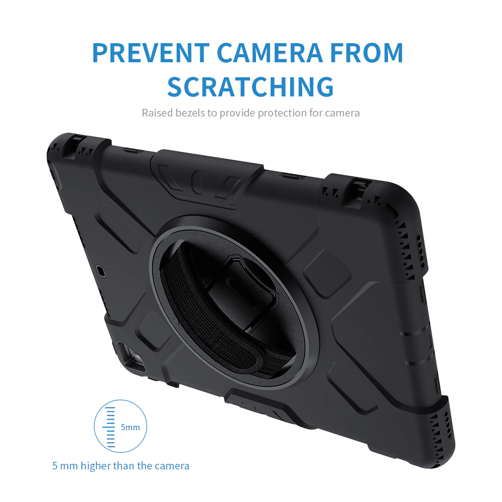 Tough On iPad 7 / 8 / 9th Gen 10.2" Case Rugged Protection Black - Image 19
