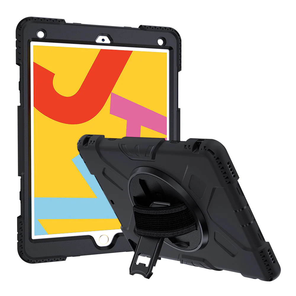 Tough On iPad 7 / 8 / 9th Gen 10.2" Case Rugged Protection Black - Image 4