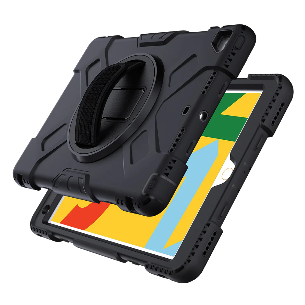Tough On iPad 7 / 8 / 9th Gen 10.2" Case Rugged Protection Black - Image 9