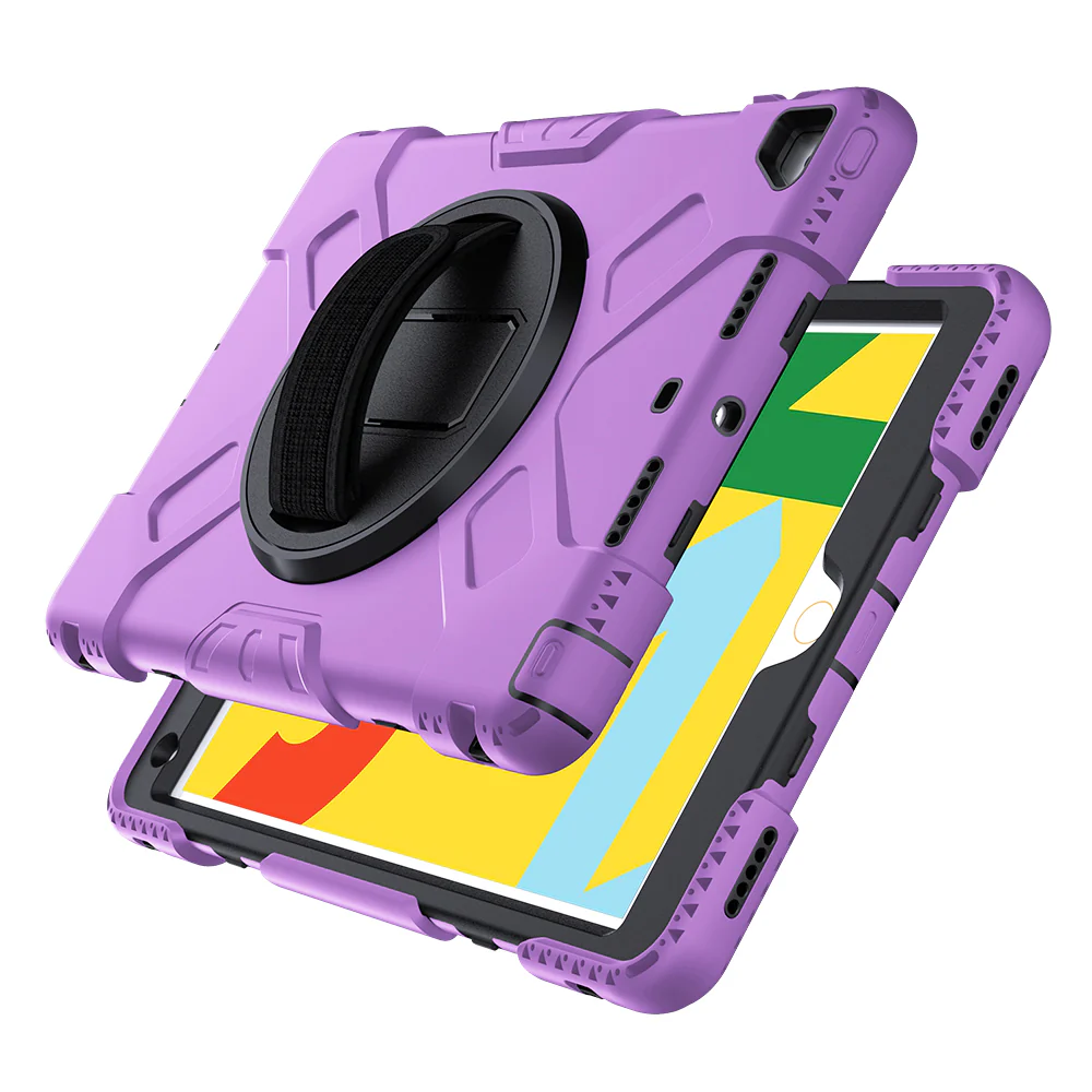 Tough On iPad 7 / 8 / 9th Gen 10.2" Case Rugged Protection Purple - Image 9