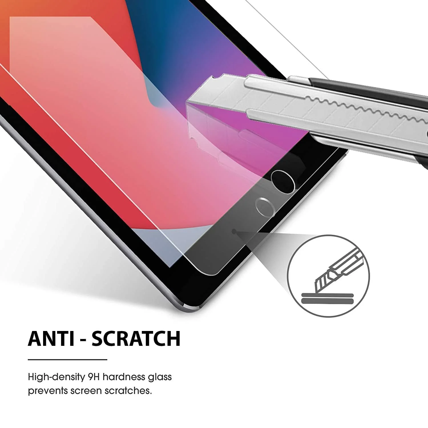 Tough On iPad 9 / 8 / 7th Gen 10.2" Tempered Glass Screen Protector - Image 3
