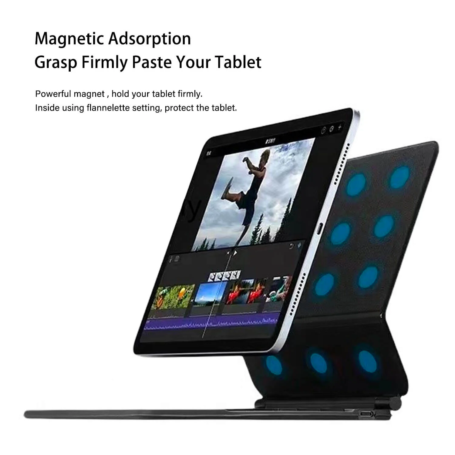 Tough On iPad Air 13" 2026 / 2025 / 2024 Magic Keyboard Magnetic Case Trackpad - Image 4