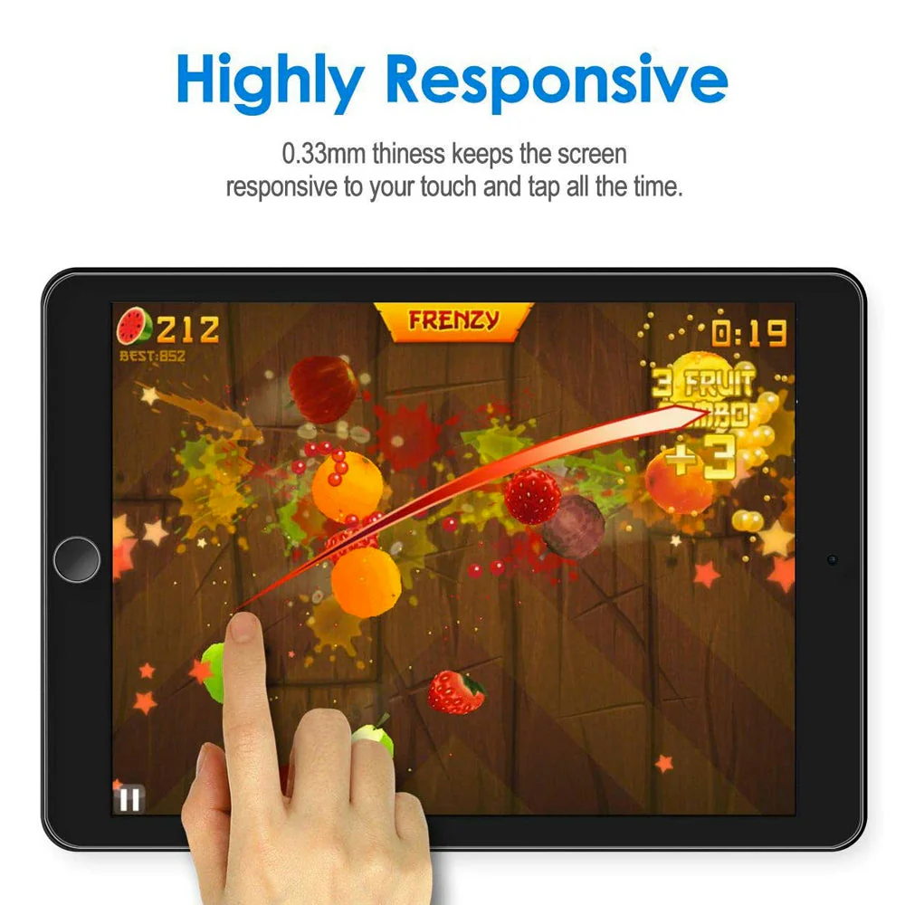 Tough On iPad Air / Air 2 9.7" Tempered Glass Screen Protector - Image 4
