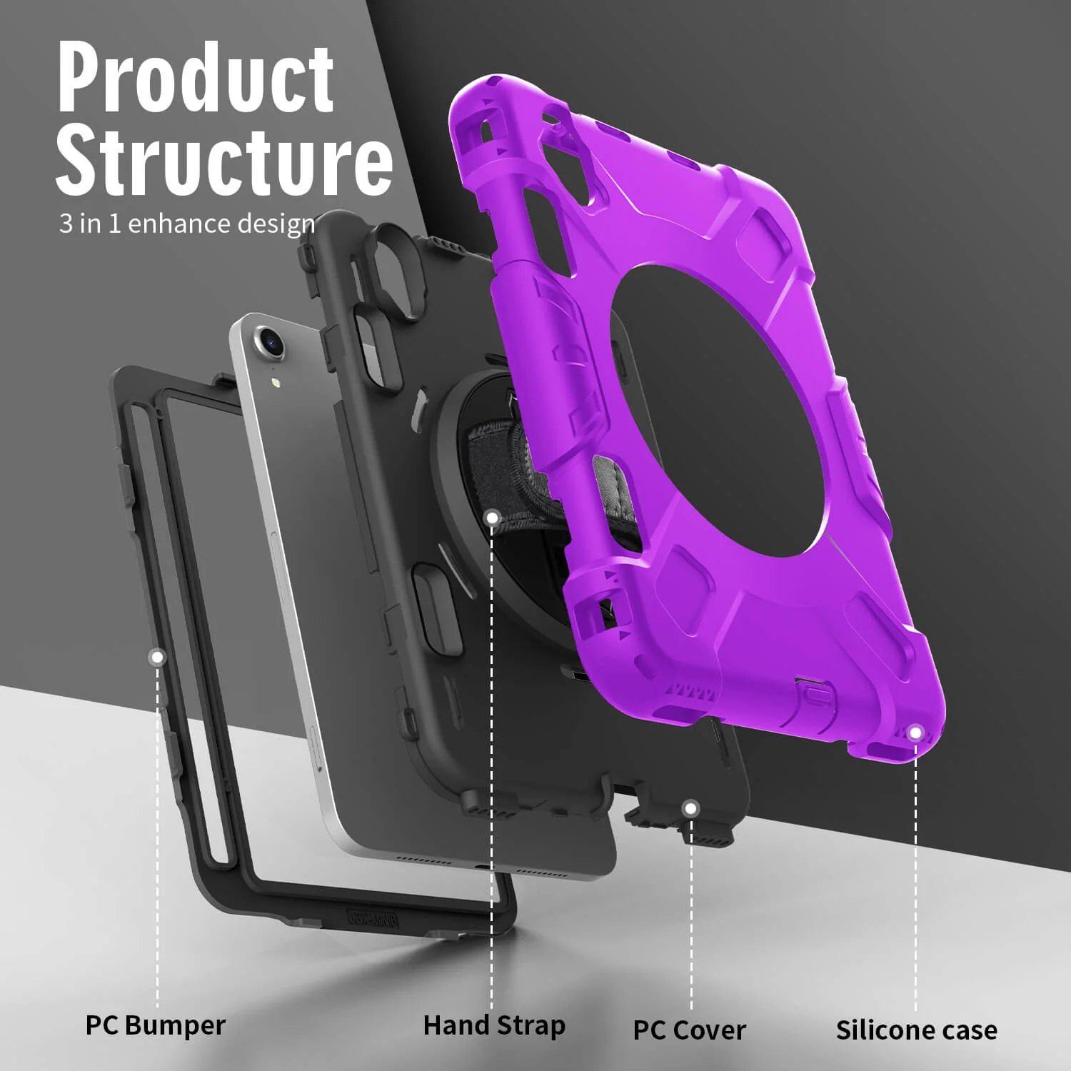 Tough On iPad mini 7/mini 6 Rugged Protection Case - Image 4