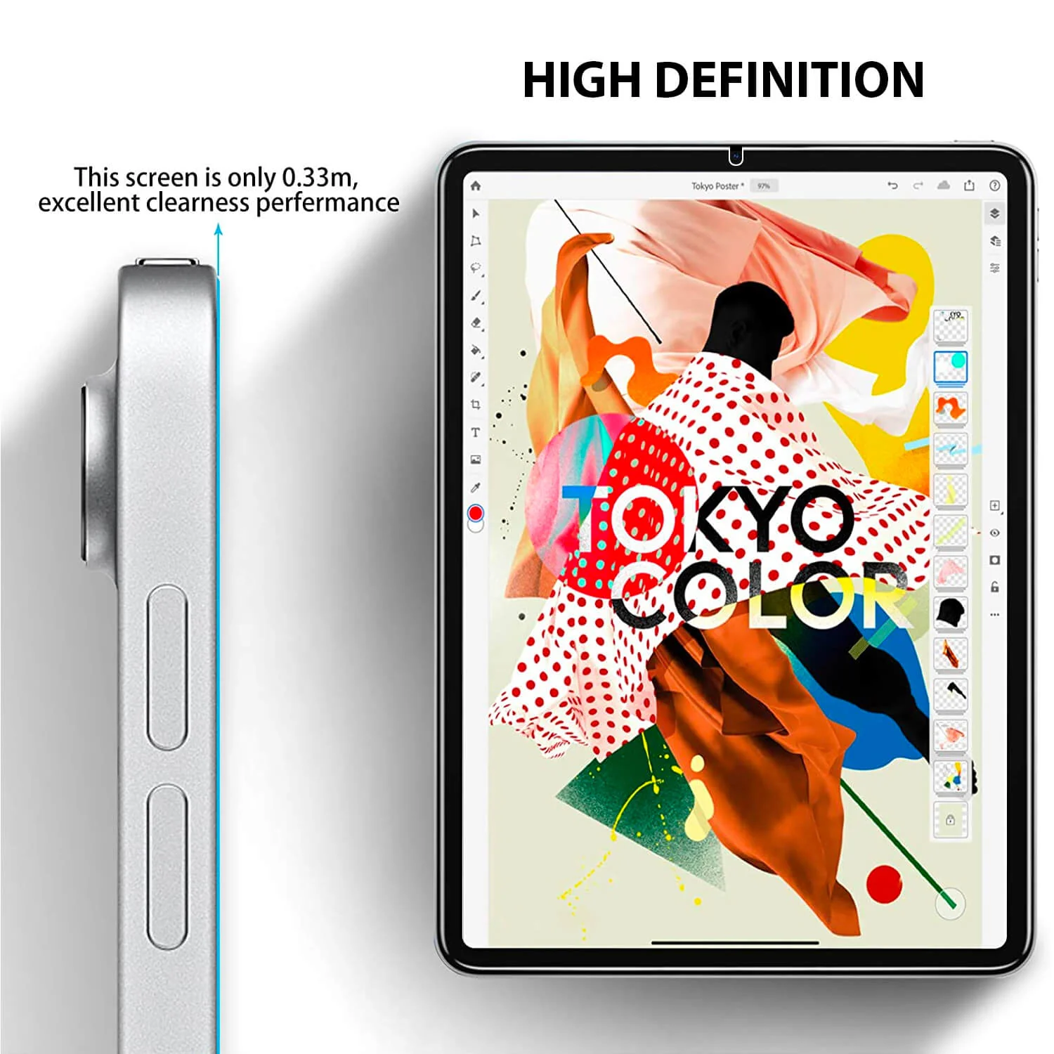 Tough on iPad mini 7/mini 6 Tempered Glass Screen Protector - Image 4
