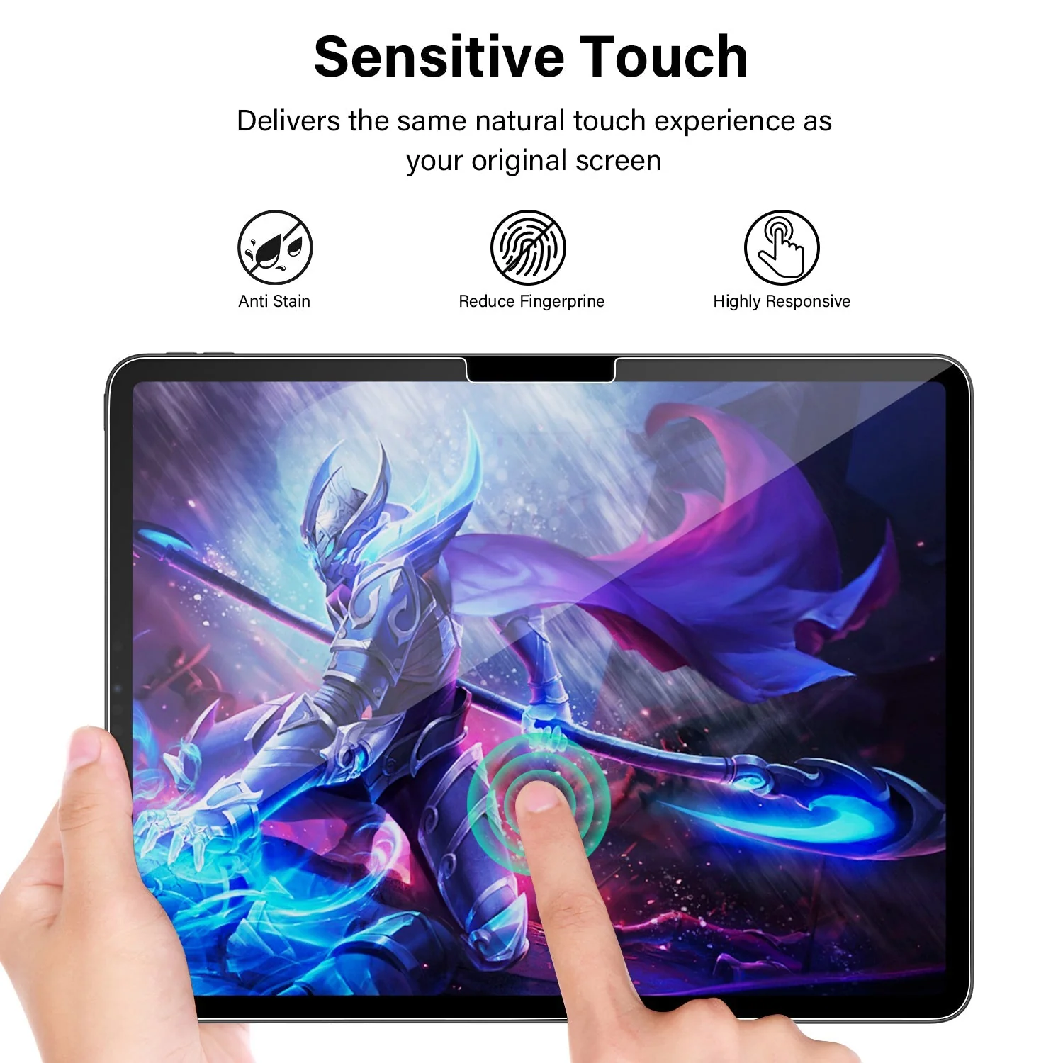 Tough On iPad Pro 11" 2025 / 2024 Screen Protector Full Cover Tempered Glass - Image 4