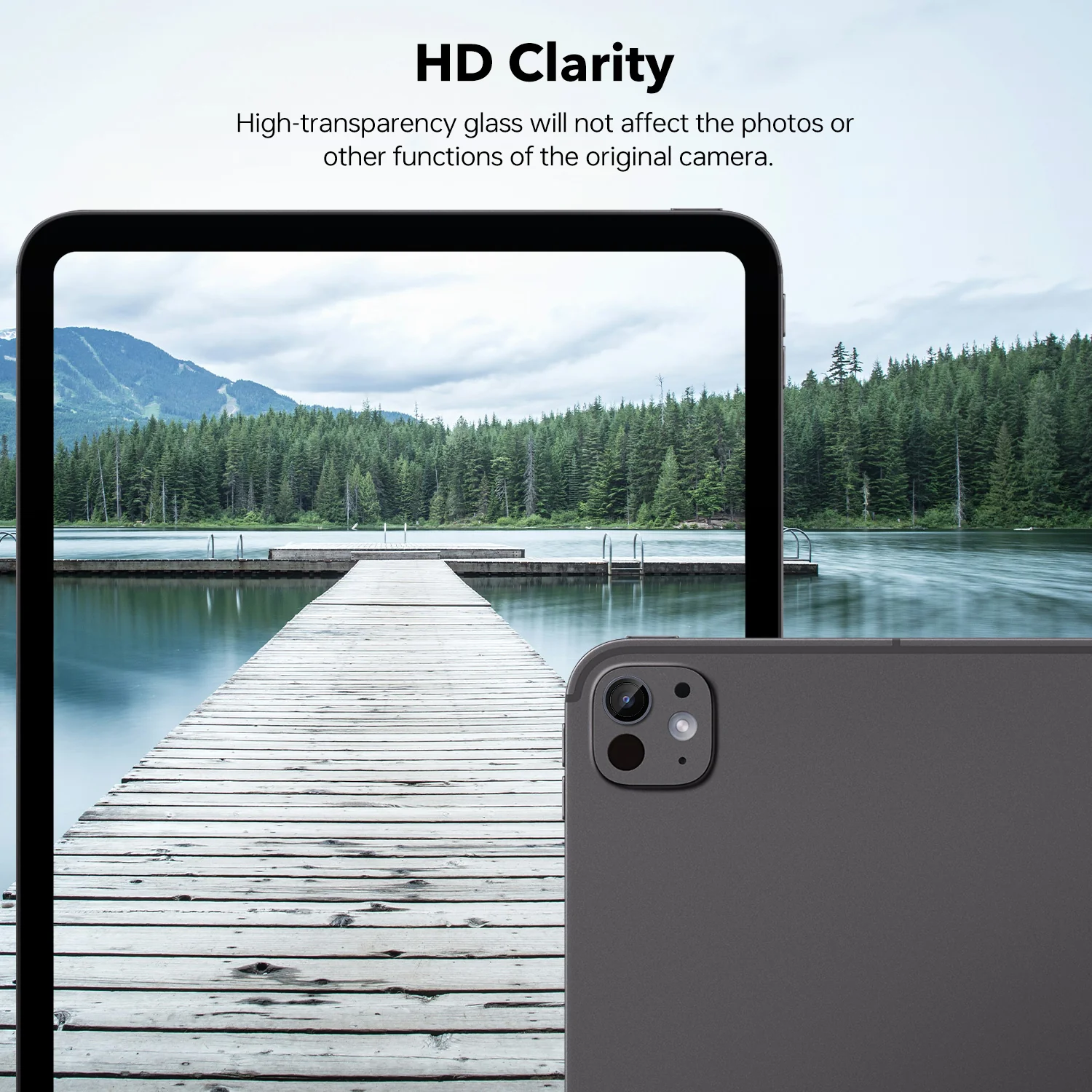 Tough On iPad Pro 13" 2025  / 2024 Rear Camera Protector Tempered Glass - Image 4