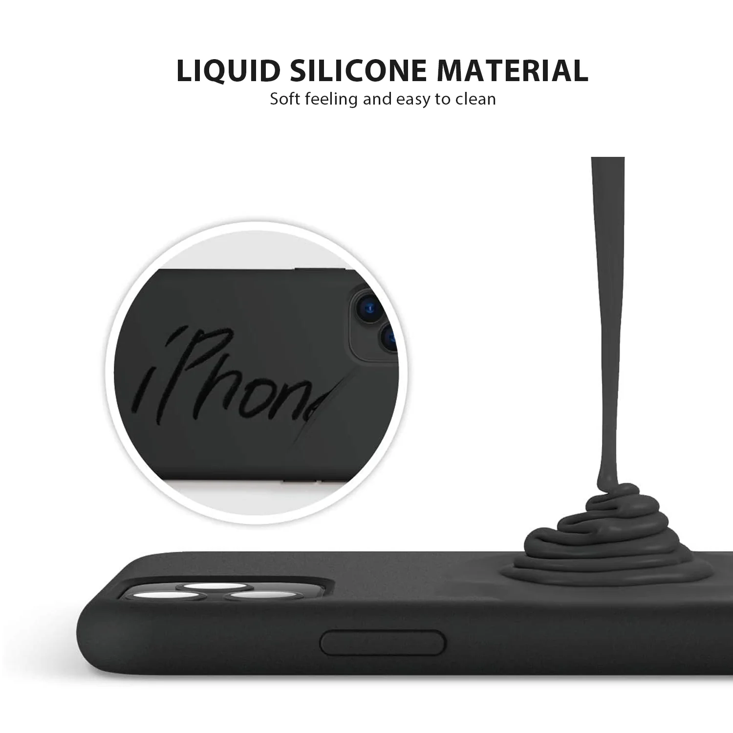Tough on iPhone 11 Pro Max Case Liquid Silicone - Image 6