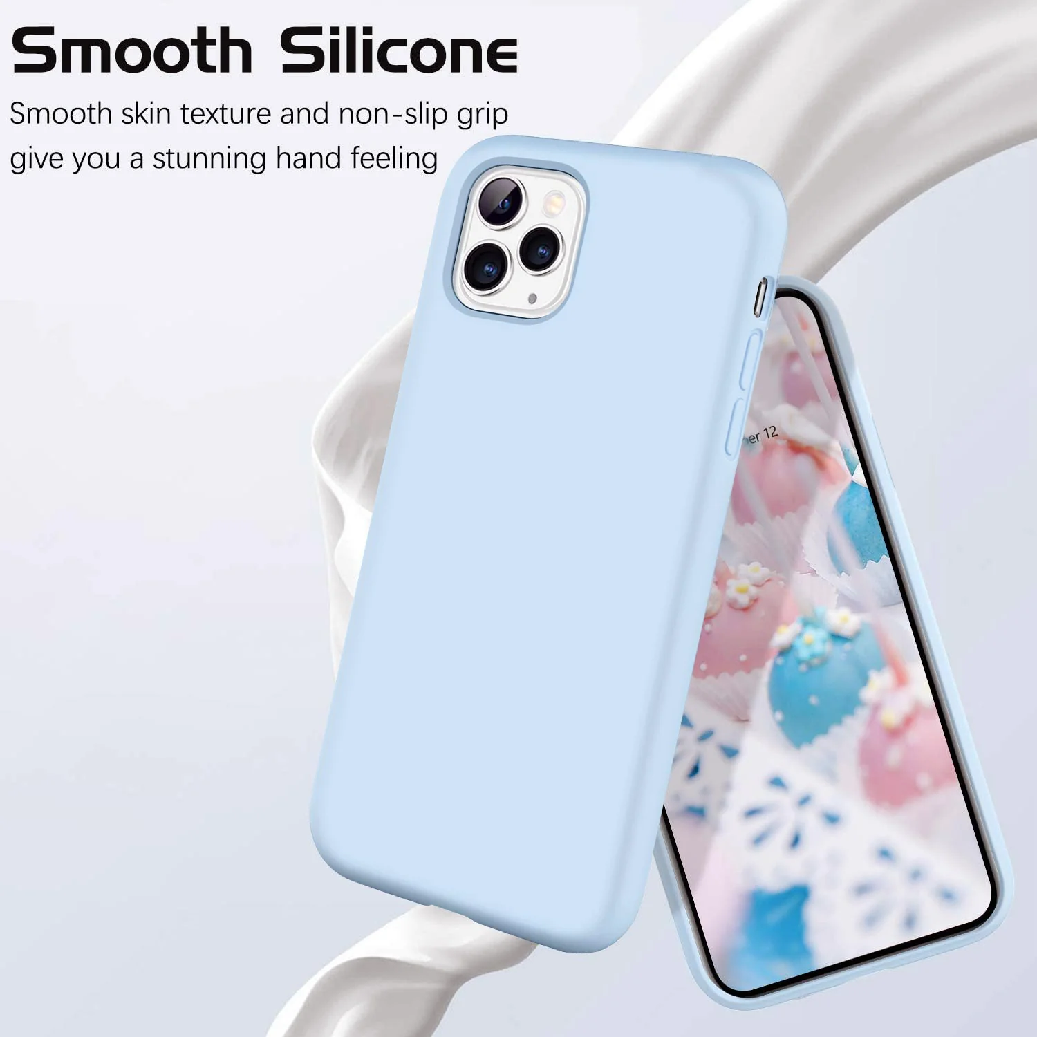 Tough on iPhone 11 Pro Max Case Liquid Silicone - Image 9
